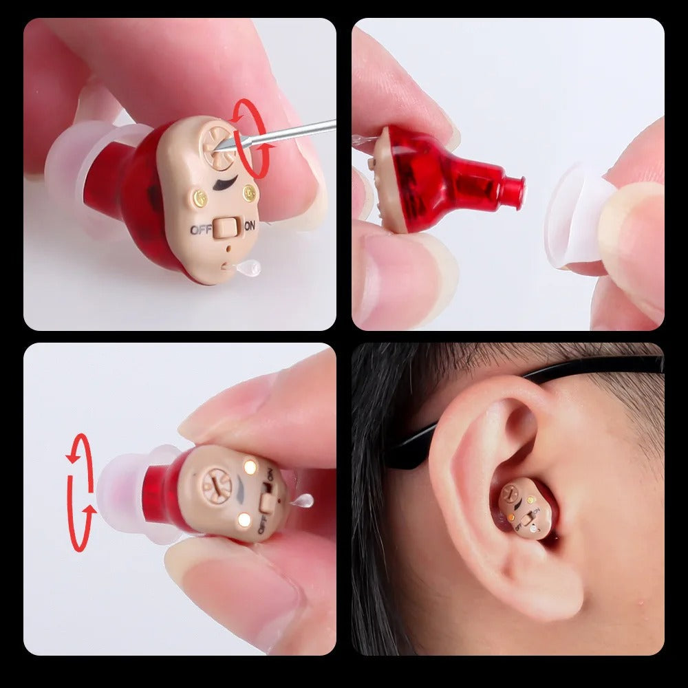 Onzichtbaar in-ear gehoorapparaat