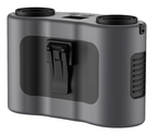 Draagbare heupclipventilator met dubbele luchtuitlaten & 20.000mAh batterij