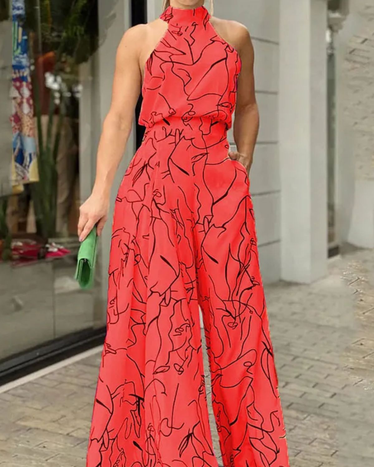 Sue halter jumpsuit