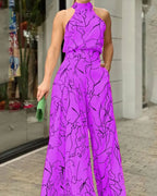 Sue halter jumpsuit