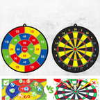 Groot dartbord voor kinderen met kleverige ballen en darts