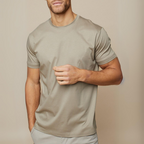 Glanzend & zacht heren T-Shirt van gemerceriseerd katoen