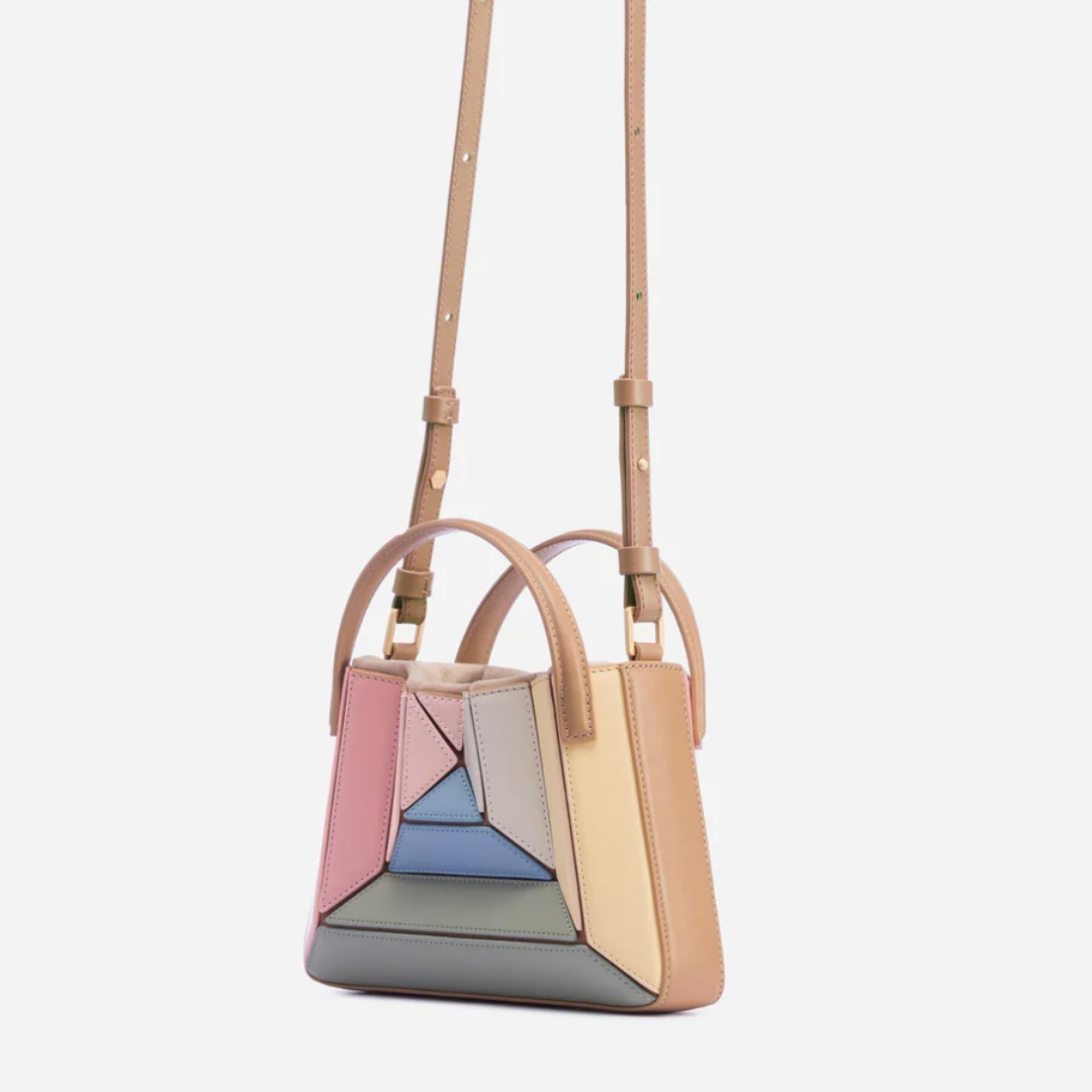 Handtas met geometrisch design — afbeelding 20