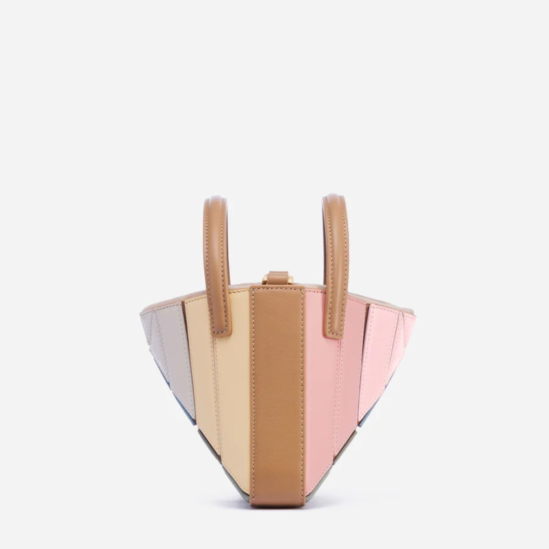 Handtas met geometrisch design