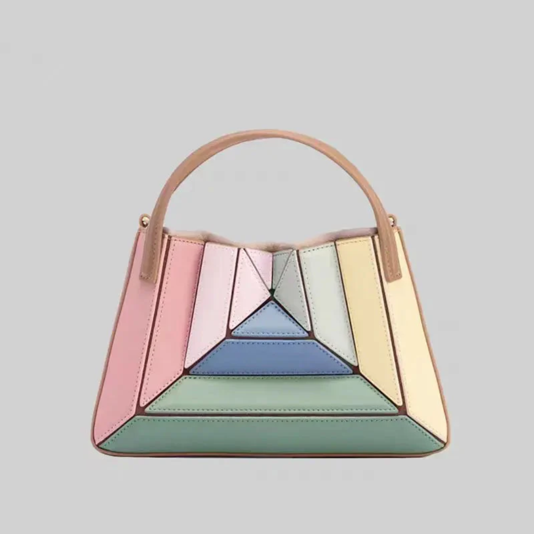 Handtas met geometrisch design — afbeelding 8