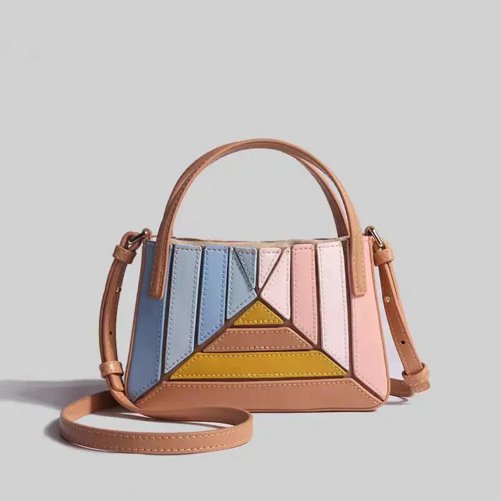 Handtas met geometrisch design — afbeelding 6