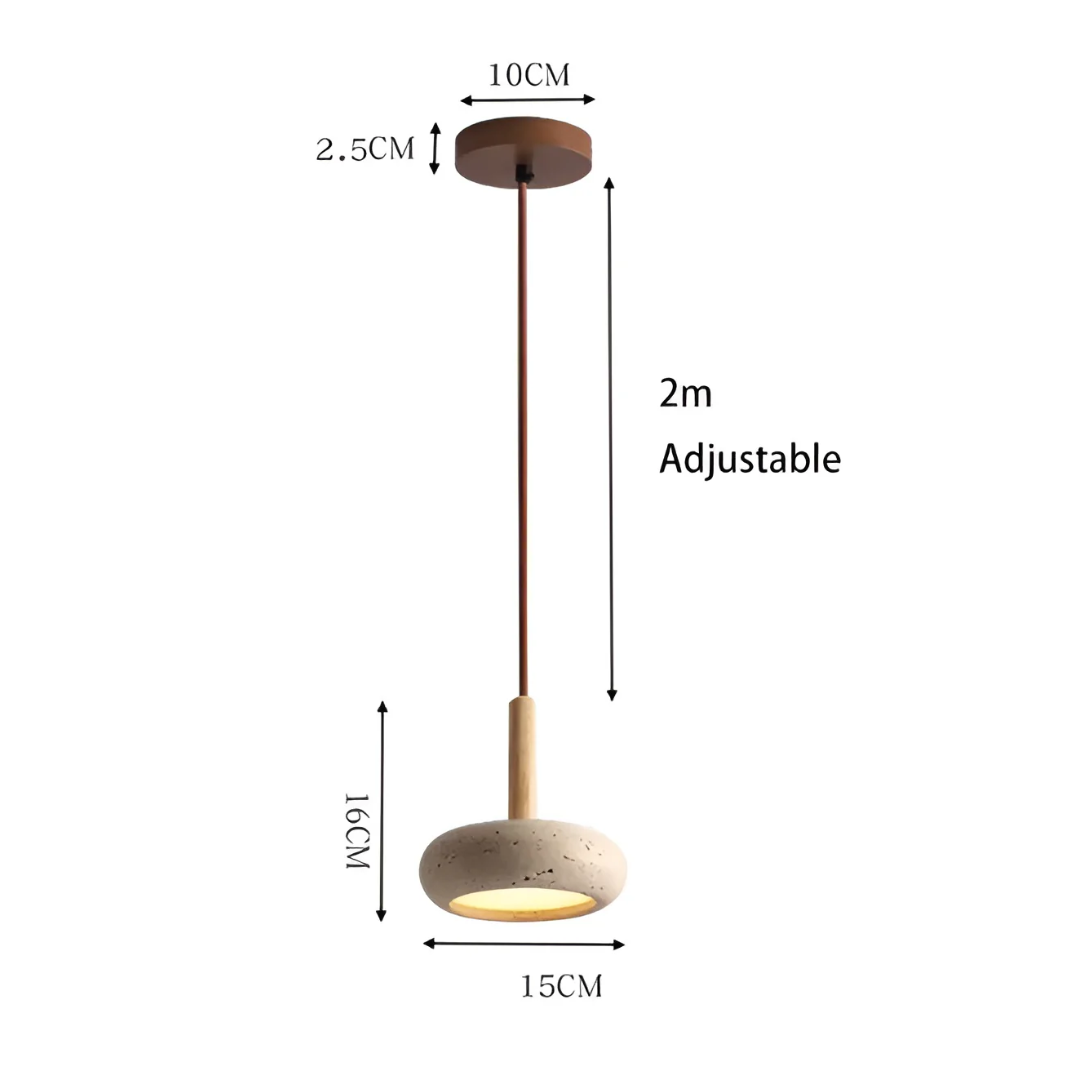 LED retro japanse plafondlamp