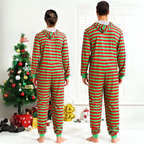 Koppel kerst matching onesie pyjama's