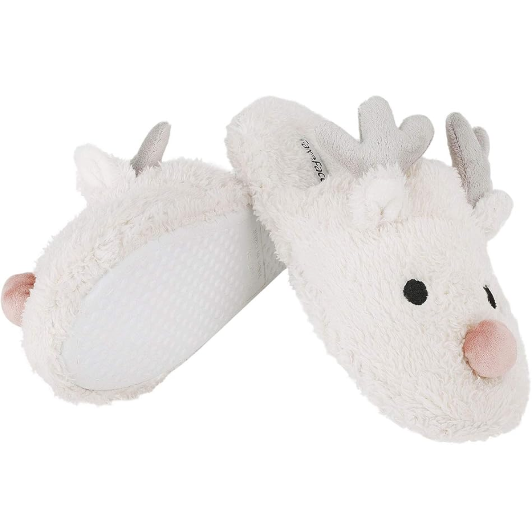 Zachte fleece pantoffels met cartoon design