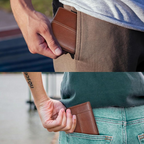 RFID-Blocking leren bifold portemonnee voor mannen — afbeelding 11