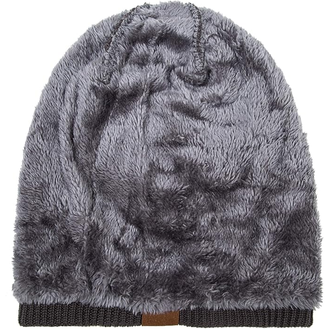 Warme gebreide beanie
