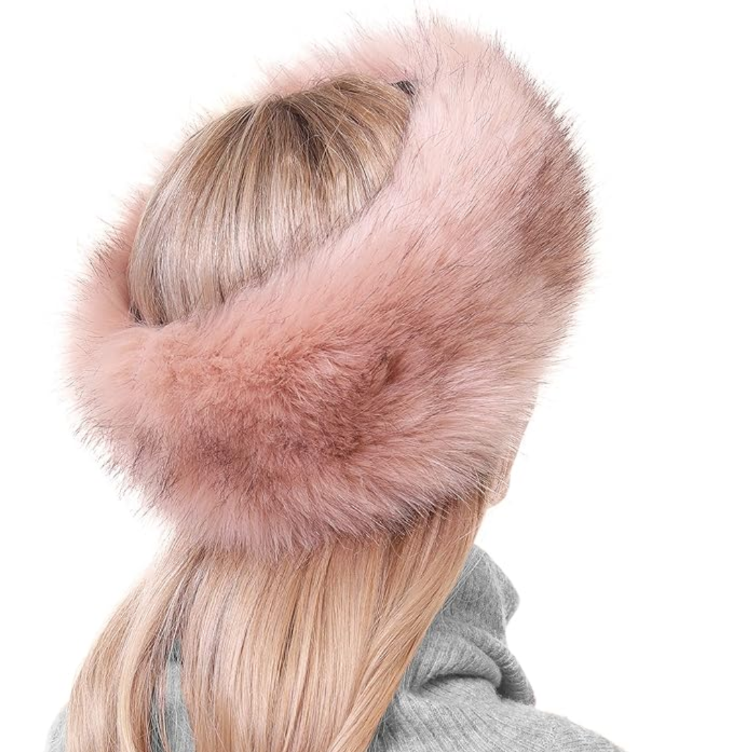 Winter haarband van imitatiebont