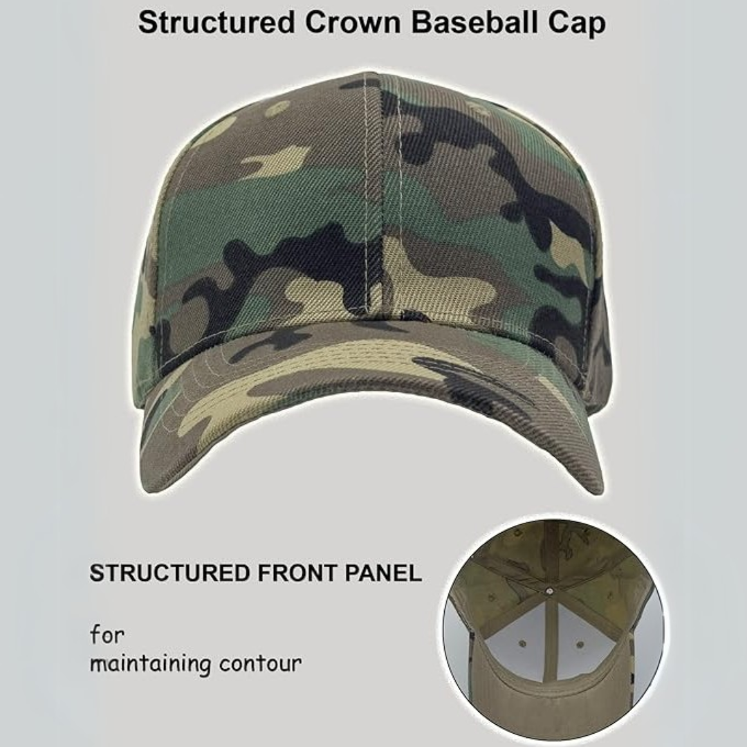 Gestructureerde verstelbare baseball cap