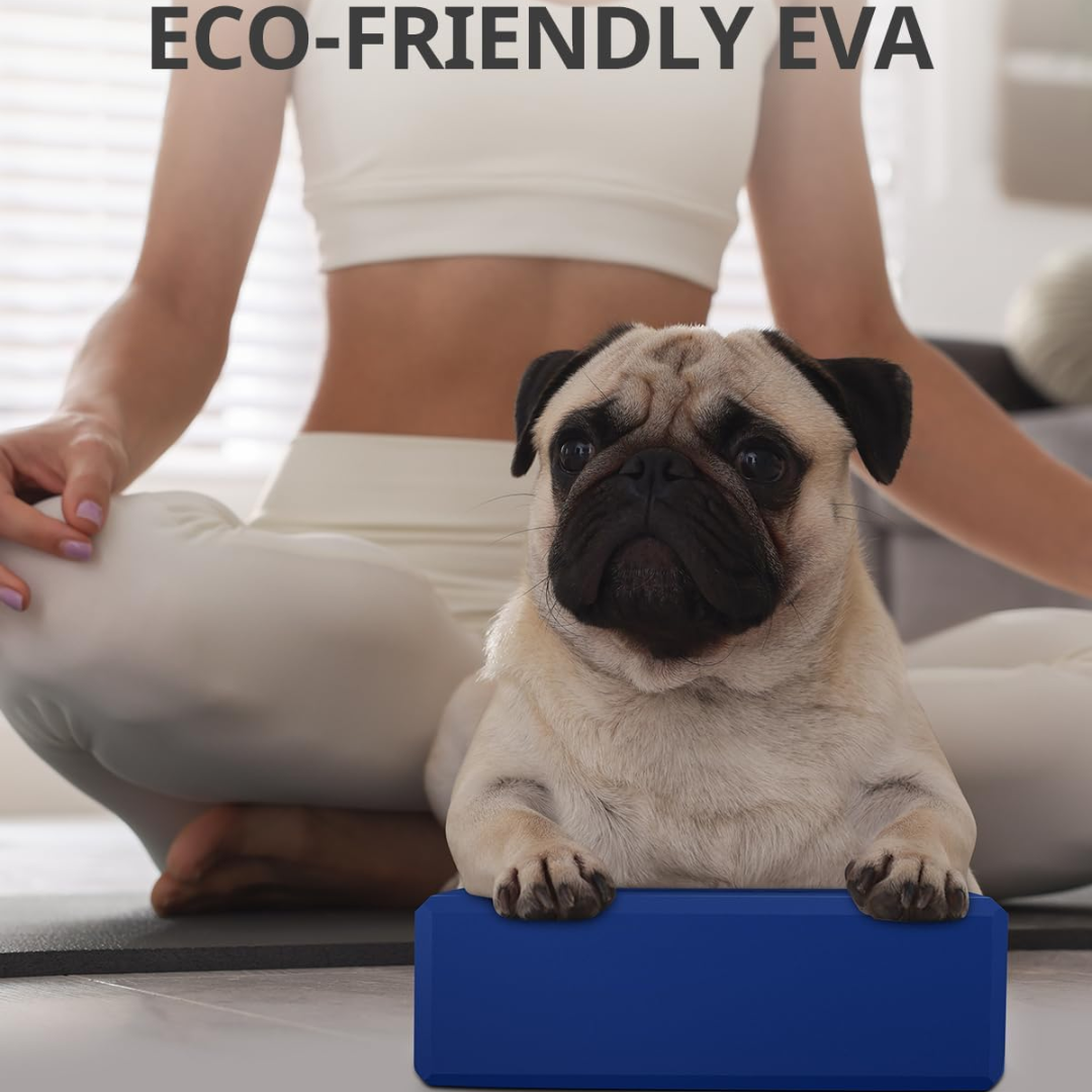 Yogablokken van EVA-schuim met hoge dichtheid, set van 2
