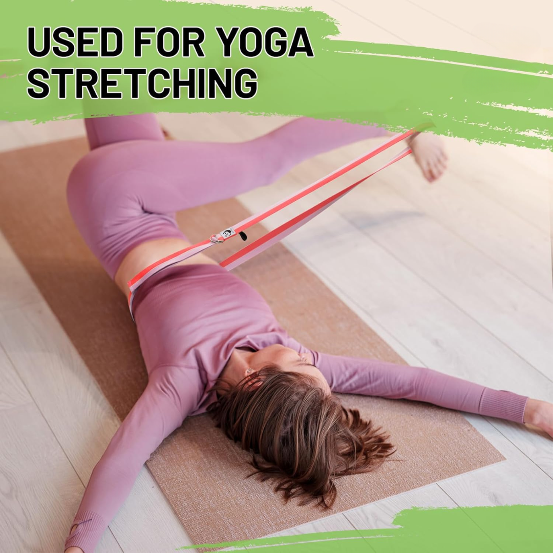 Verstelbare rekband voor yoga