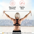 Verstelbare yogaband met D-ringgesp