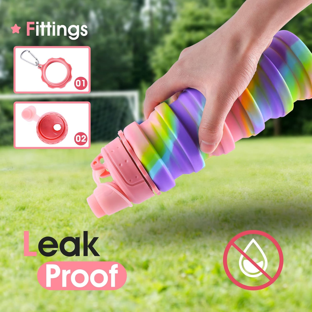 Opvouwbare waterfles Rainbow