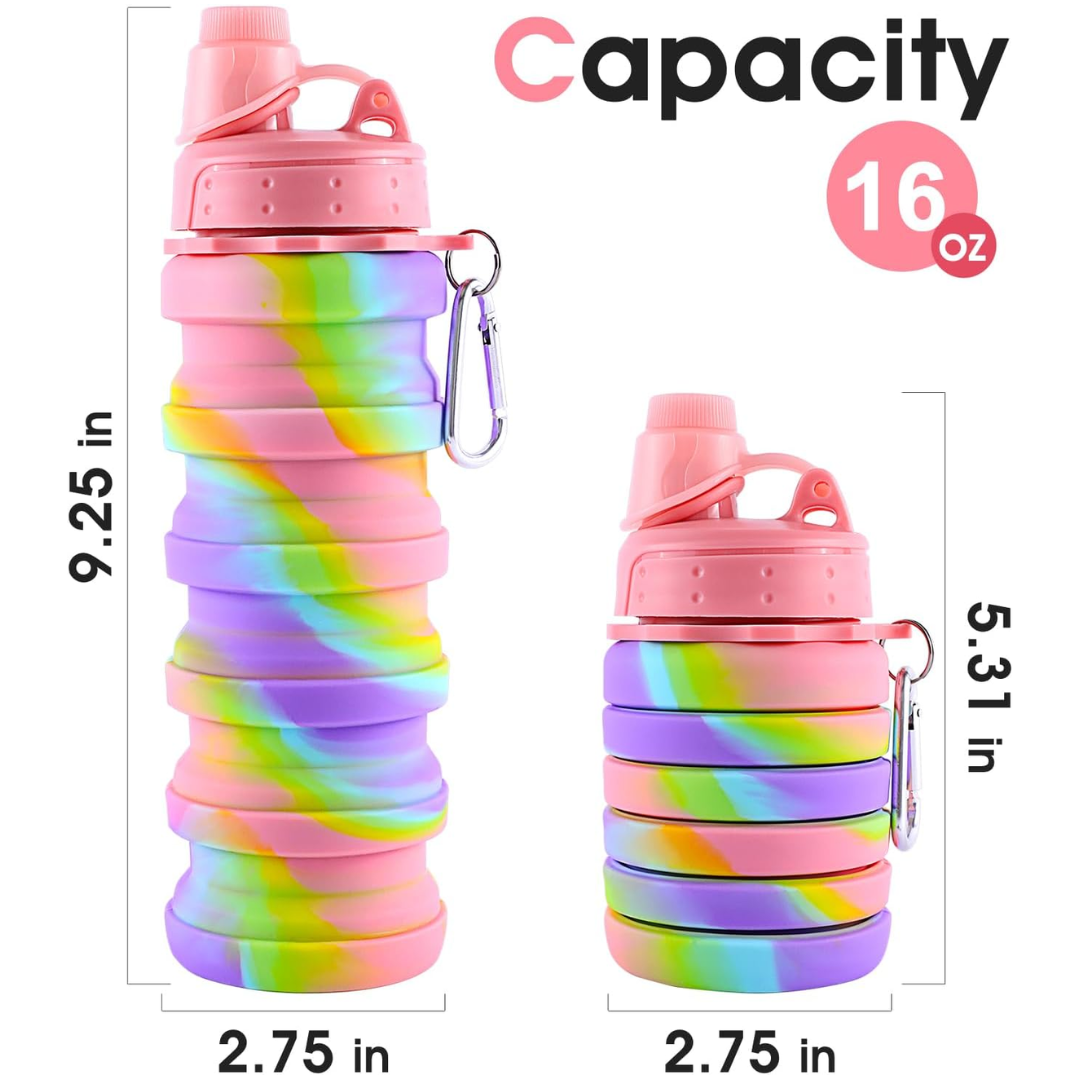 Opvouwbare waterfles Rainbow