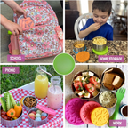 RVS-lunchdozenset met deksels van 100, 200 en 400 ml — afbeelding 8