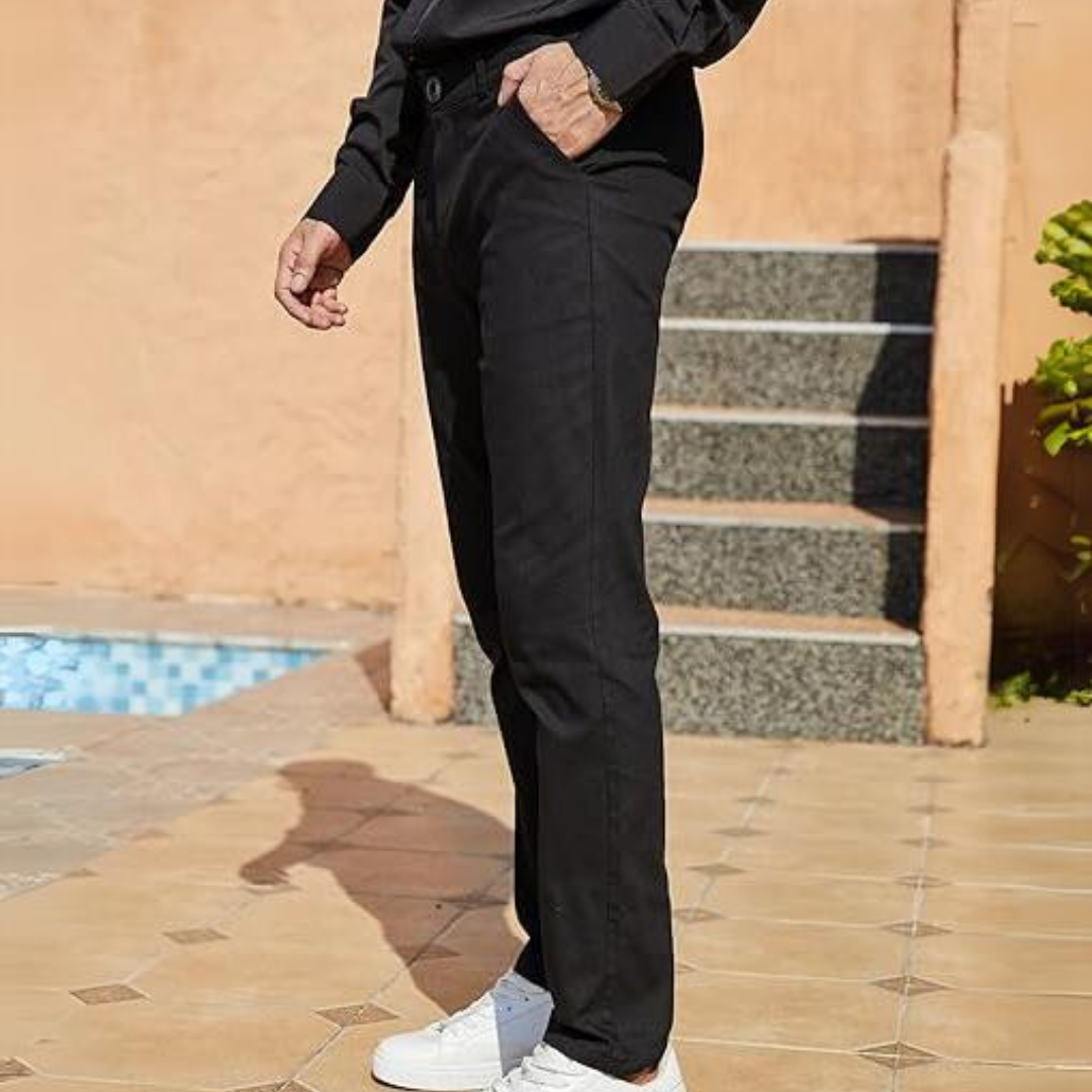 Slim fit stretch heren broek