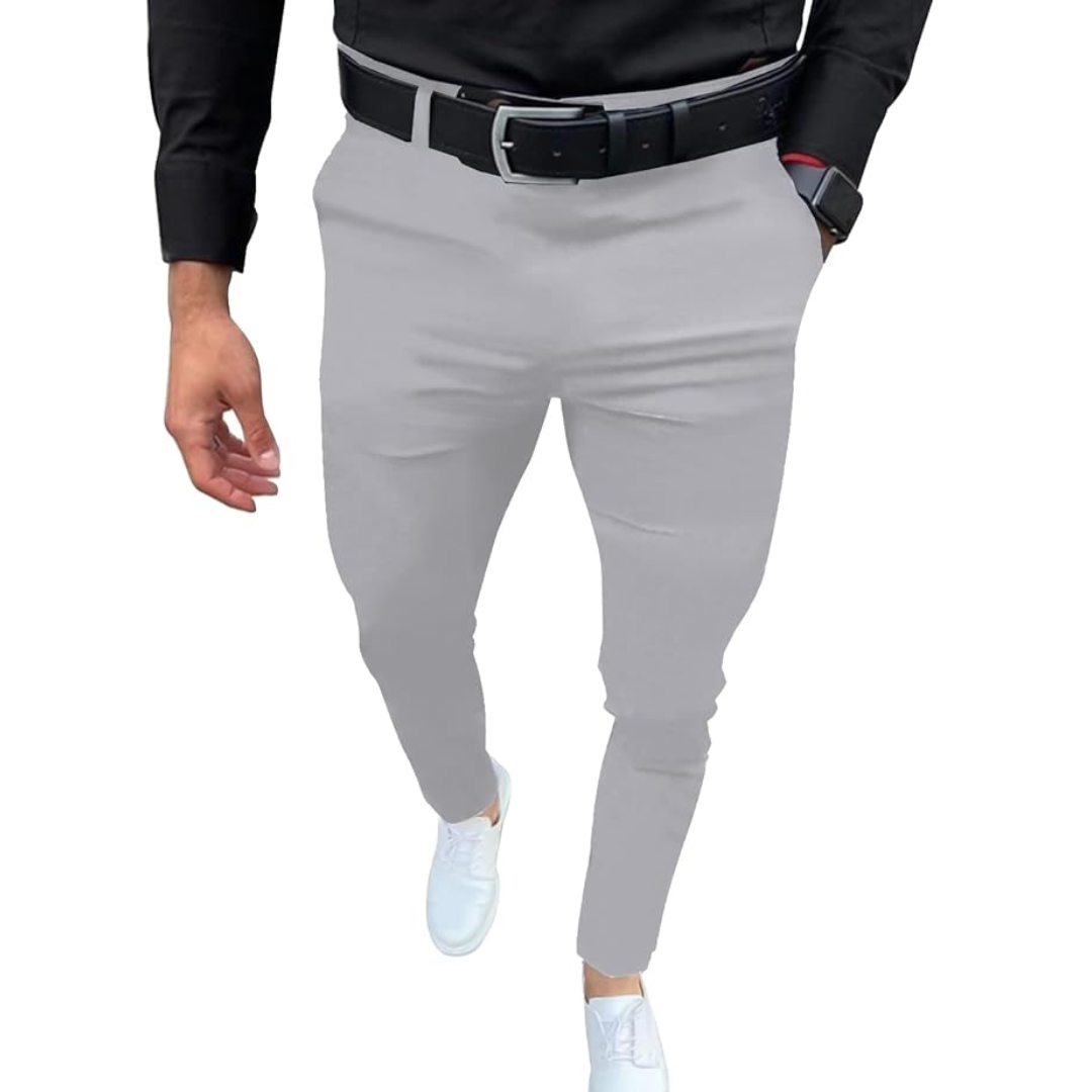 Slim fit stretch heren broek