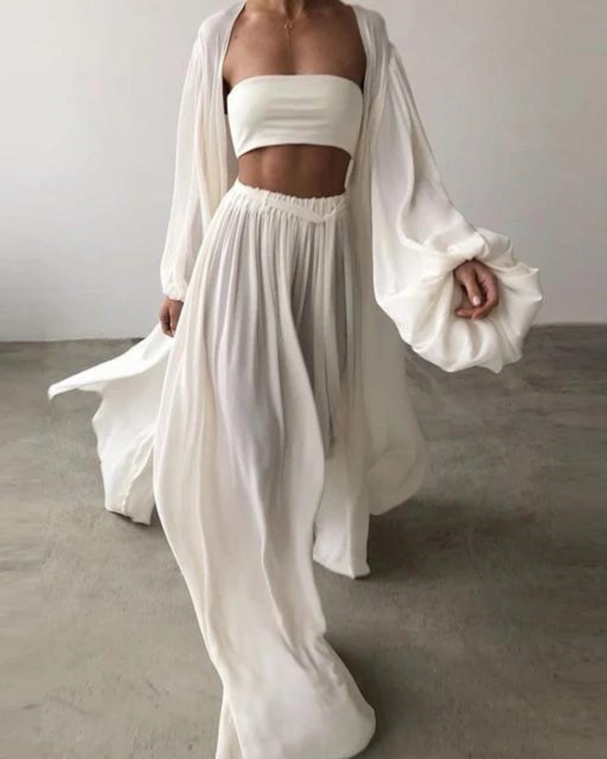 Driedelig zomerkleding katoen dames
