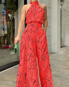Sue halter jumpsuit