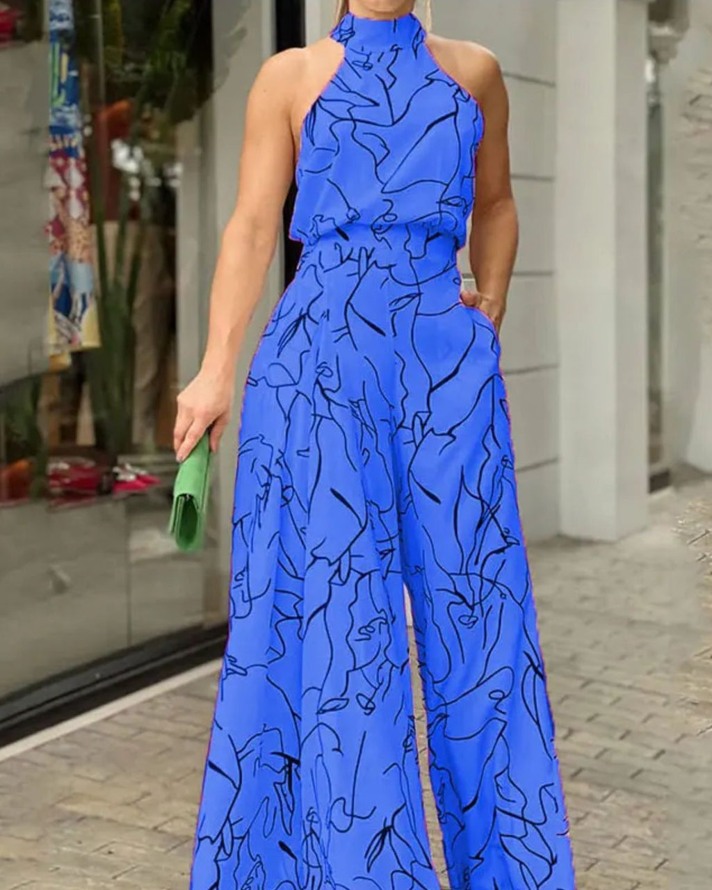 Sue halter jumpsuit