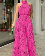 Sue halter jumpsuit