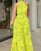 Sue halter jumpsuit