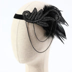 Zwarte jaren '20 accessoire set