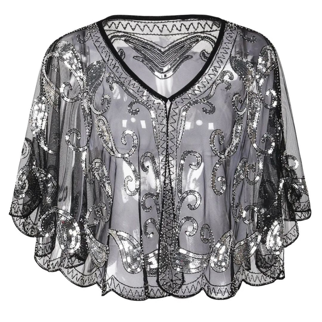 Kathy glitter cape