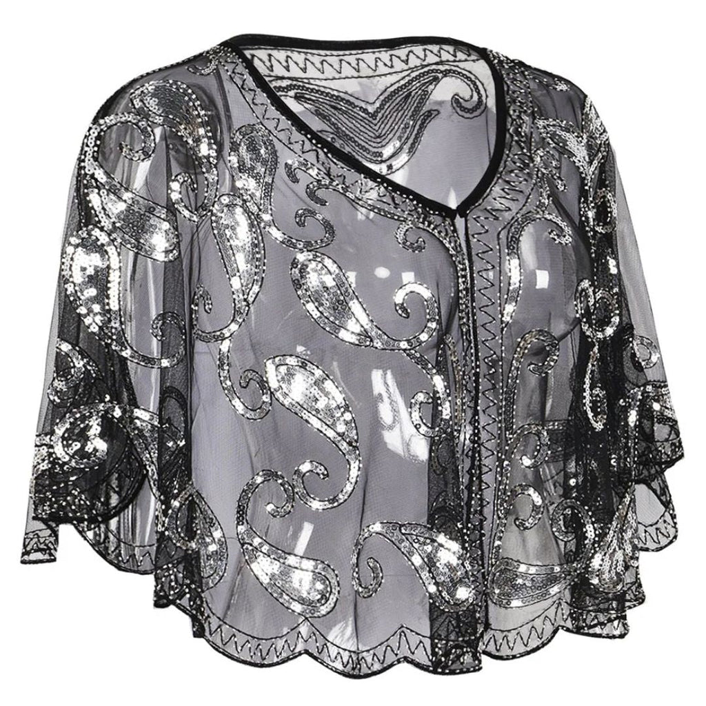 Kathy glitter cape