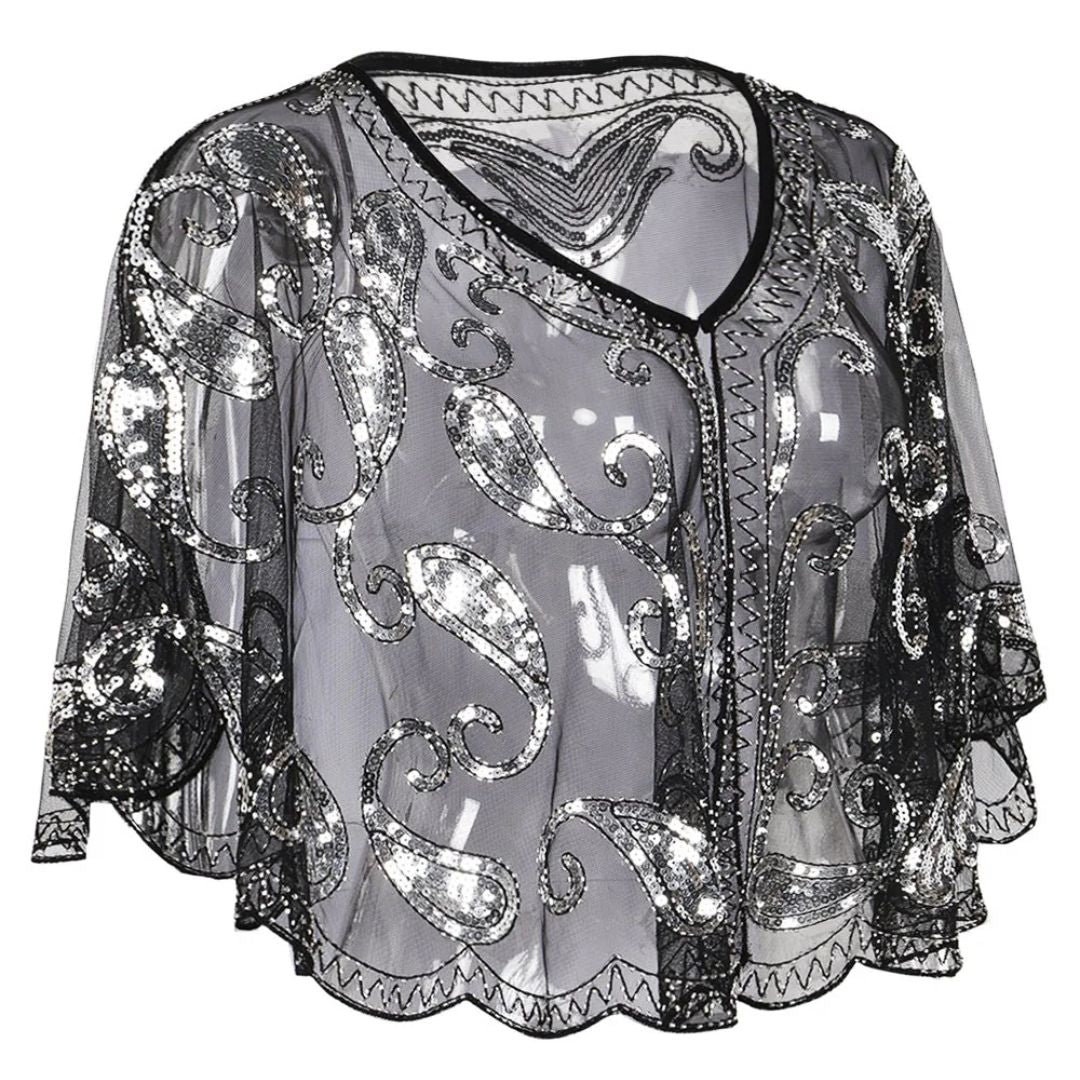 Kathy glitter cape