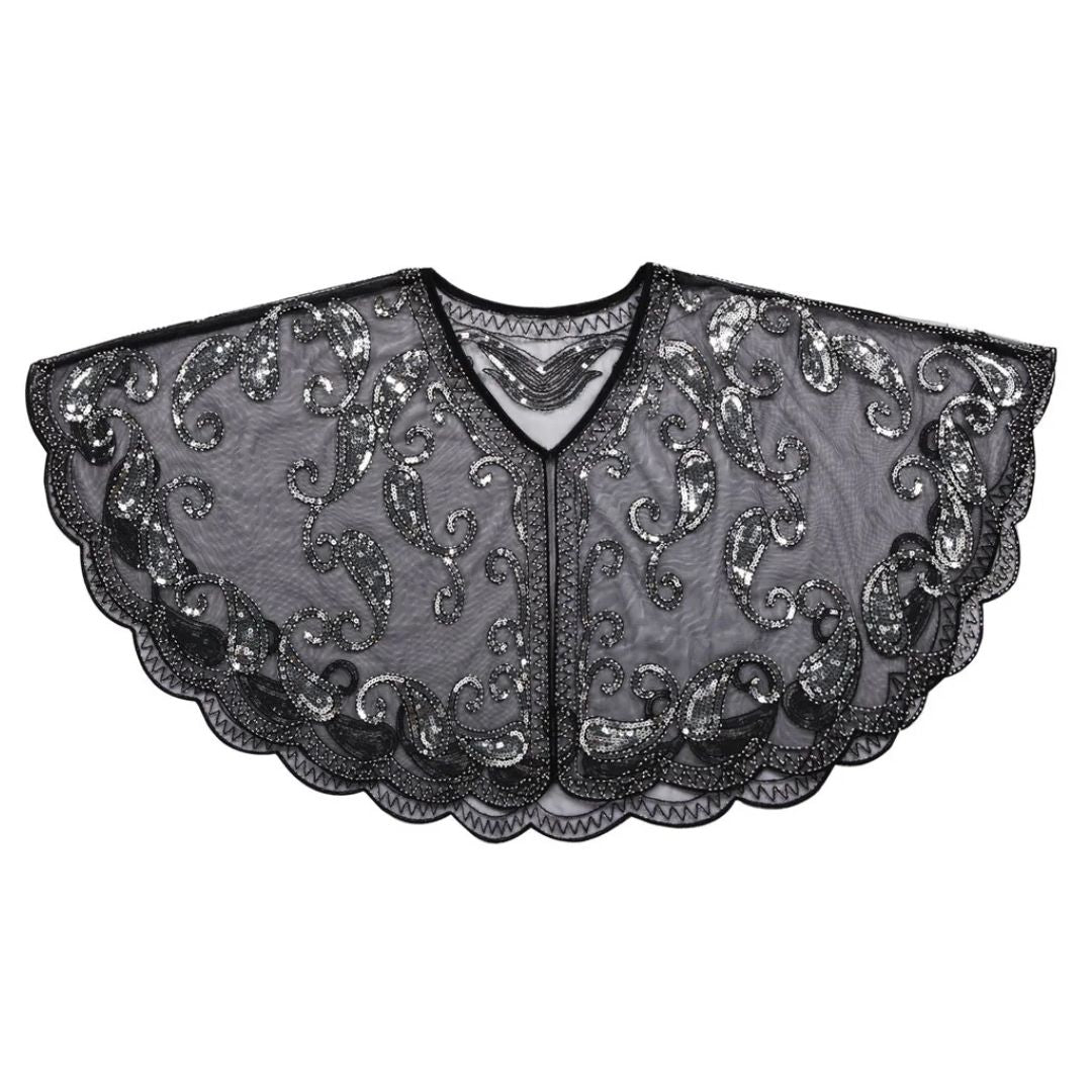 Kathy glitter cape
