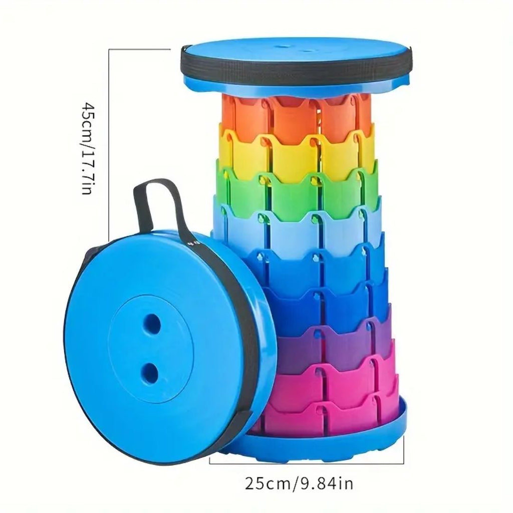 Inklapbare telescopische kruk | lichtgewicht en draagbaar – materiaal: Kunststof Nettogewicht: ongeveer 1 kg Maximaal draagvermogen: 200 kg — afbeelding 17