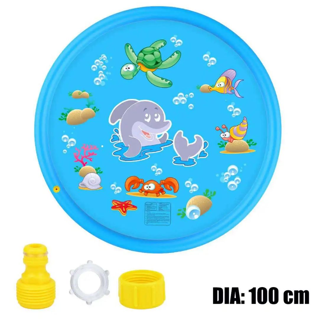 Opvouwbare opblaasbare waterspeelmat