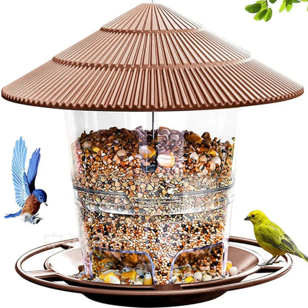 Automatische notenvoeder voor vogels
