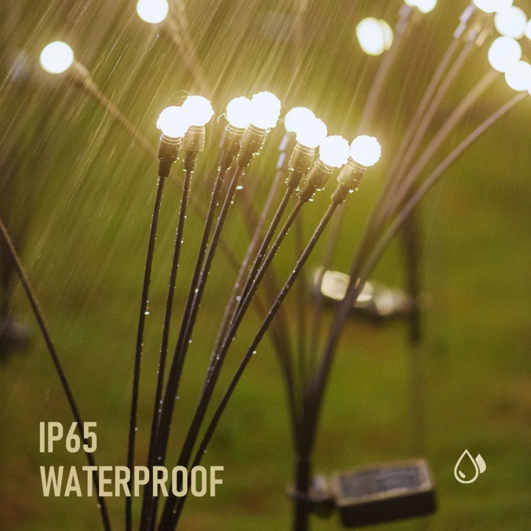 LED-tuinlamp op zonne-energie met vuurwerkeffect — afbeelding 10