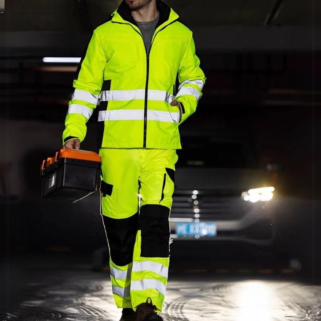 Werkpak met afneembare katoenen voering