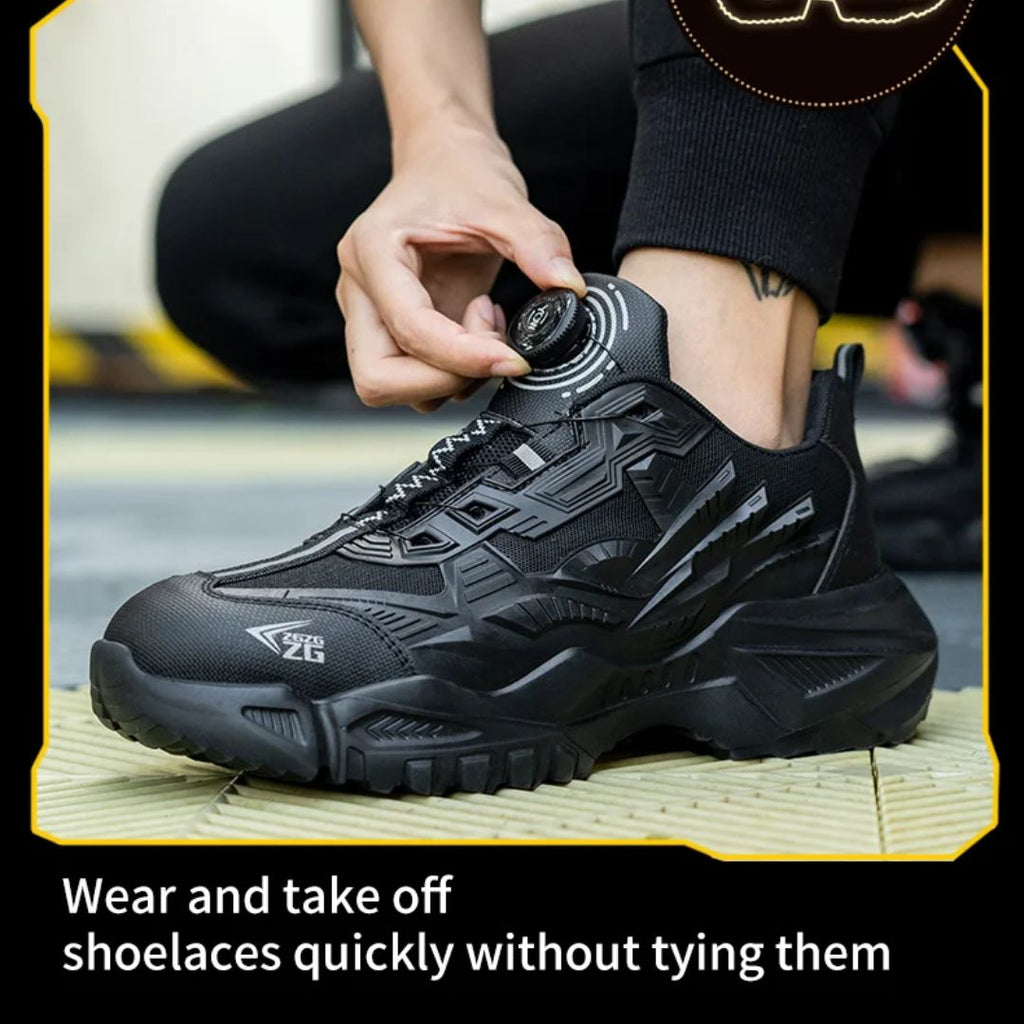 Prikbestendige veiligheidswerksneakers met teenbescherming — afbeelding 13