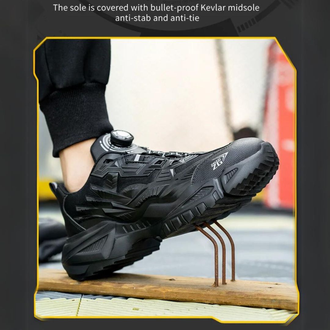 Prikbestendige veiligheidswerksneakers met teenbescherming — afbeelding 10