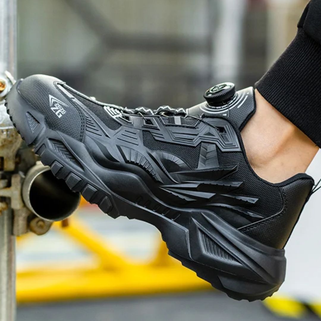 Prikbestendige veiligheidswerksneakers met teenbescherming — afbeelding 4