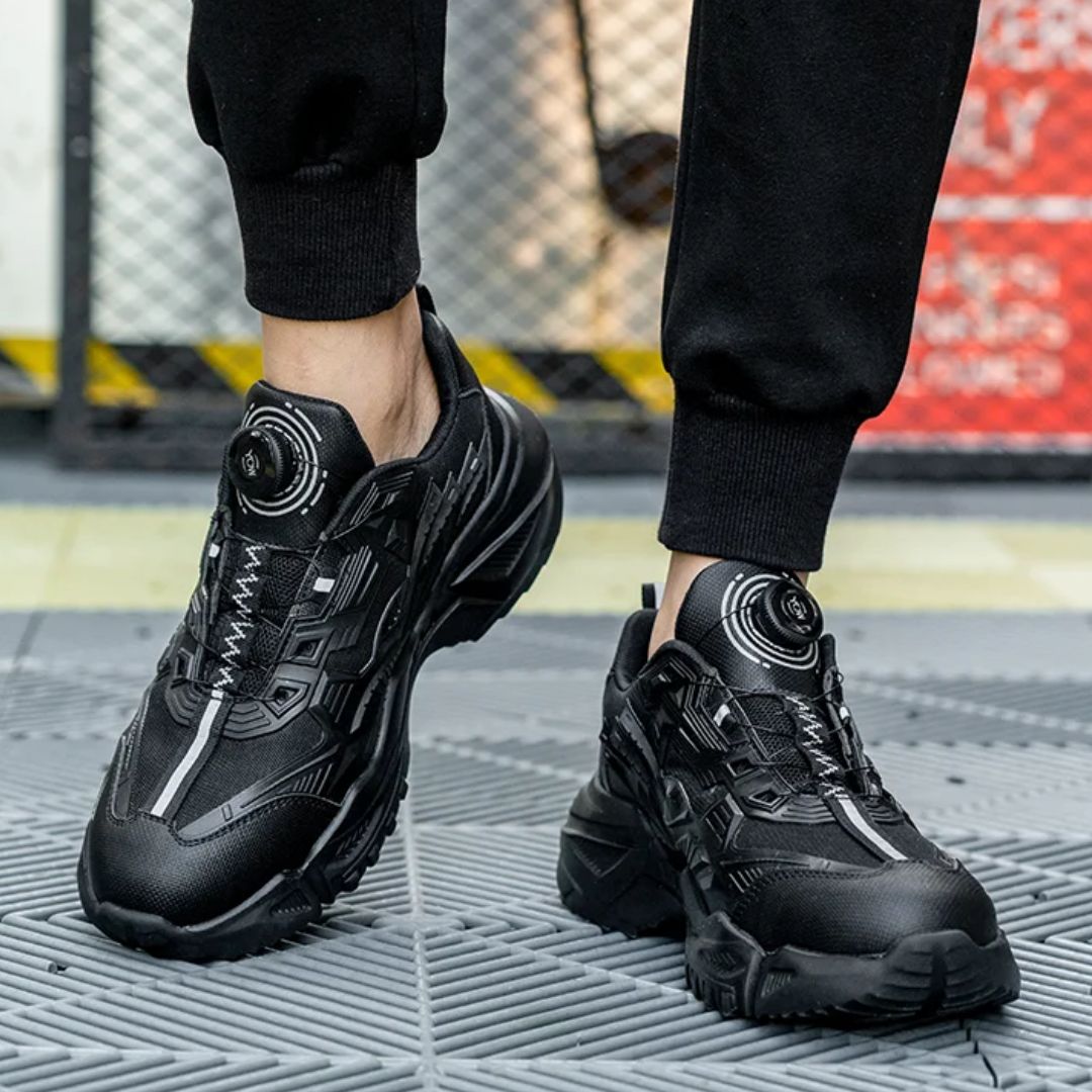 Prikbestendige veiligheidswerksneakers met teenbescherming — afbeelding 3