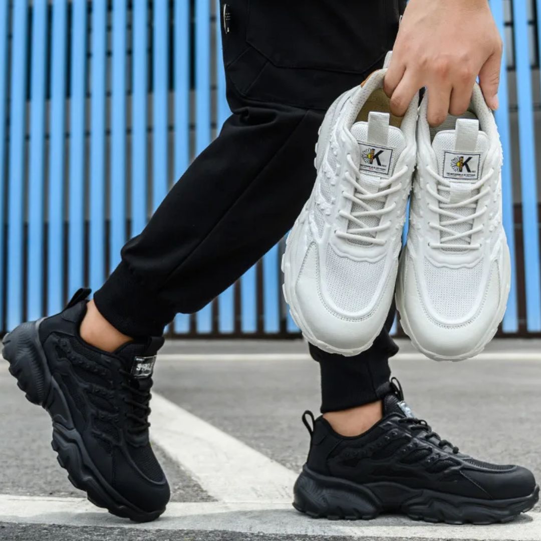 Onverwoestbare werksneakers met stalen neus – anti-plet en prikbestendig