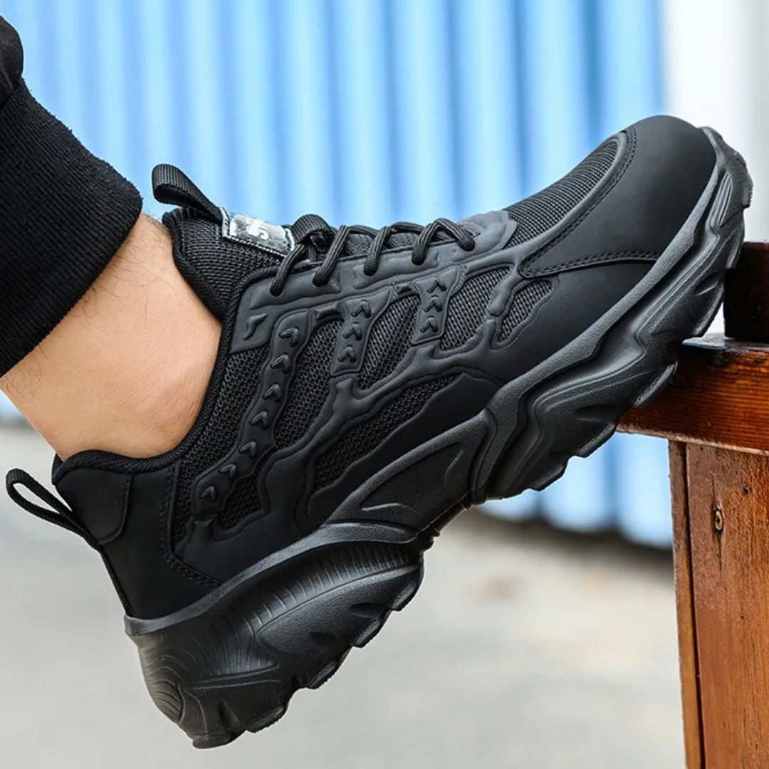 Onverwoestbare werksneakers met stalen neus – anti-plet en prikbestendig