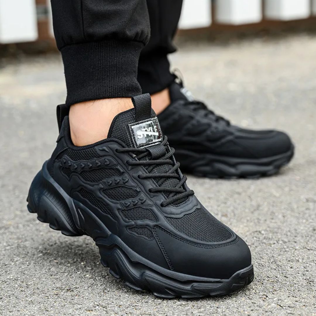 Onverwoestbare werksneakers met stalen neus – anti-plet en prikbestendig