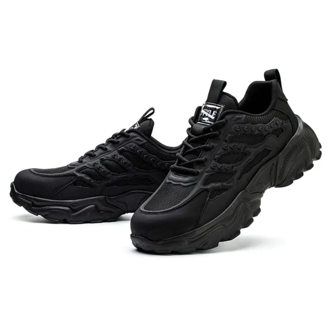 Onverwoestbare werksneakers met stalen neus – anti-plet en prikbestendig