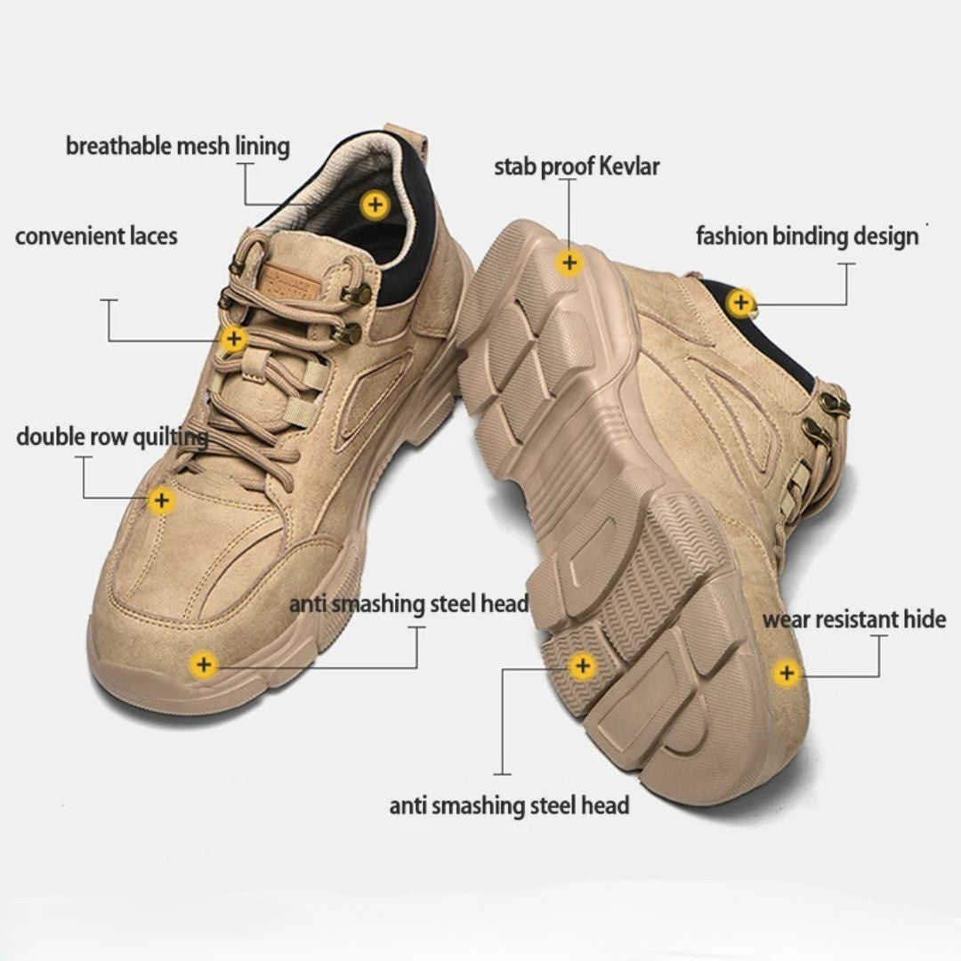 Winterwerksneakers met stalen neus