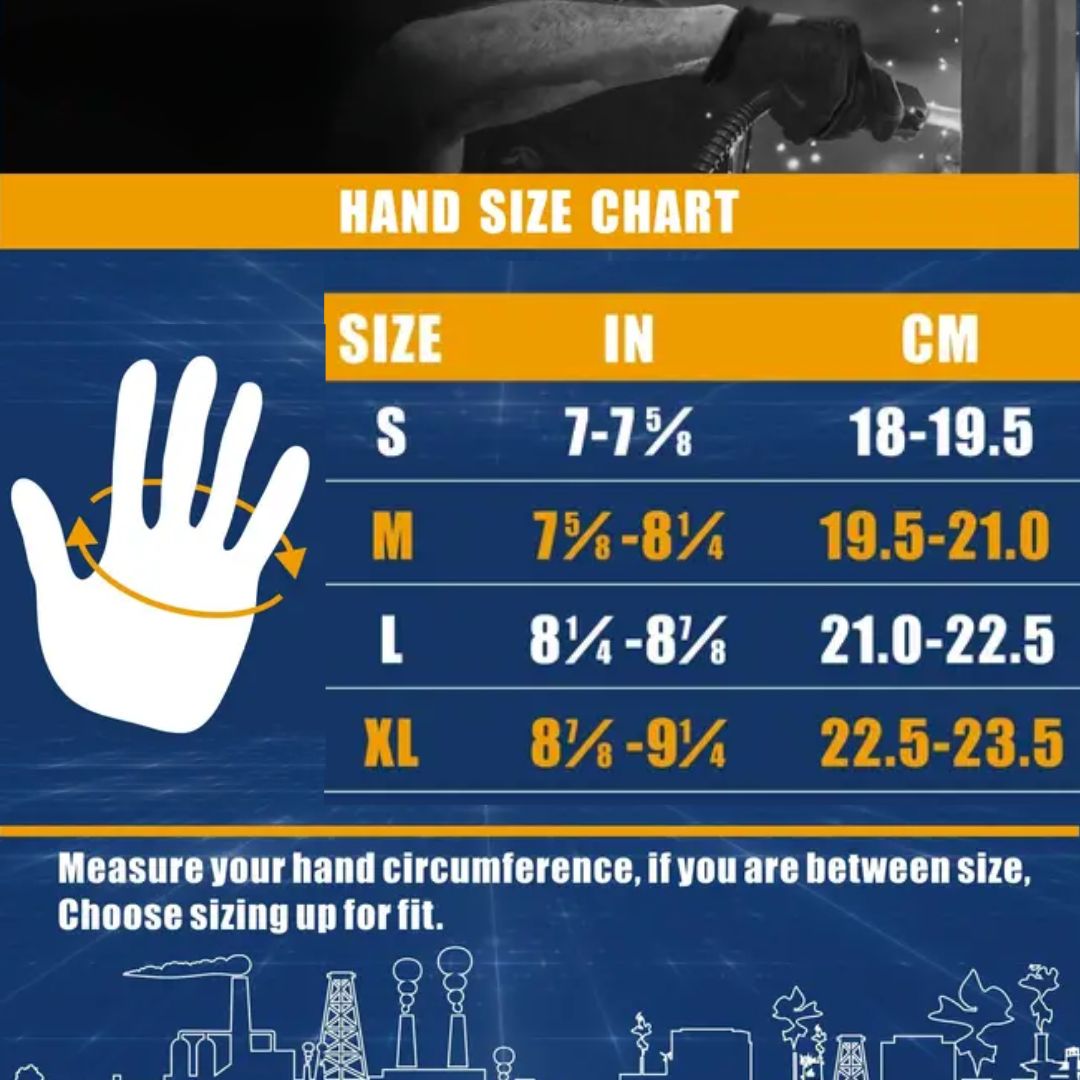 Werkhandschoenen met grip en touchscreenbediening